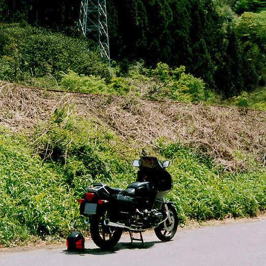 渡良瀬渓谷のR100RS